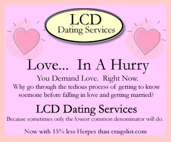 LCD Dating Service - Why not ?